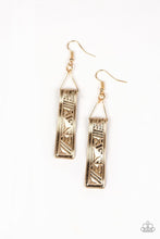 Load image into Gallery viewer, Paparazzi Jewelry Earrings Ancient Artifacts - Gold