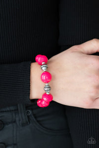 Paparazzi Jewelry Bracelet Day Trip Discovery - Pink