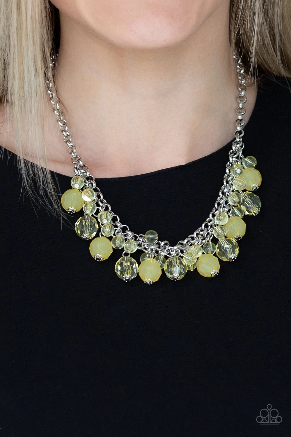 Paparazzi Jewelry Necklace Fiesta Fabulous - Yellow