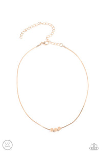Paparazzi Jewelry Necklace Dynamically Dainty - Gold
