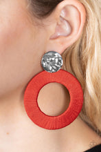 Load image into Gallery viewer, Paparazzi Jewelry Earrings Strategically Sassy - Red