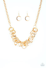 Load image into Gallery viewer, Paparazzi Jewelry Necklace Ringing Off The Bling- Gold