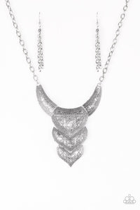 Paparazzi Jewelry Necklace Texas Temptress - Silver