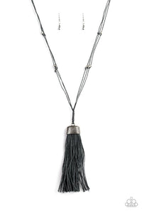 Paparazzi Jewelry Necklace Brush It Off - Silver