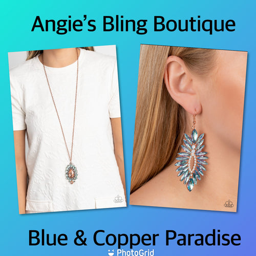 Paparazzi Jewelry Necklace Over the TEARDROP - Copper