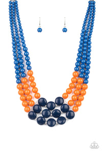 Paparazzi Jewelry Necklace Beach Bauble - Blue
