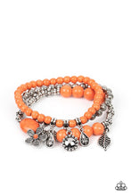 Load image into Gallery viewer, Paparazzi Jewelry Bracelet Individual Inflorescence - Orange