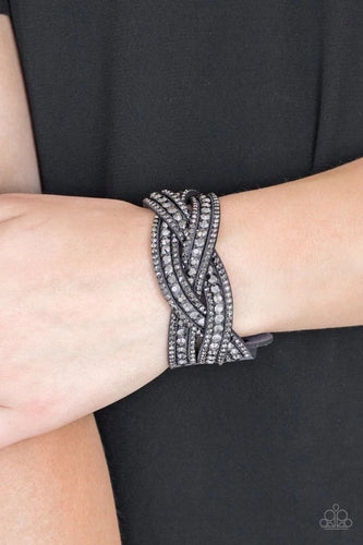 Paparazzi Jewelry Exclusive Bracelet Bring On The Bling - Silver