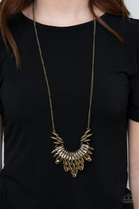 Paparazzi Jewelry Necklace Leave it to LUXE - Brass