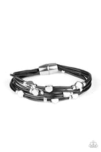 Load image into Gallery viewer, Paparazzi Jewelry Bracelet Cut The Cord - Black