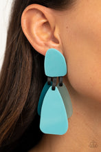 Load image into Gallery viewer, Paparazzi Jewelry Earrings All FAUX One - Blue