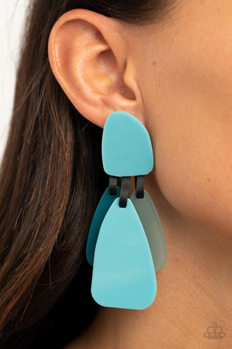 Paparazzi Jewelry Earrings All FAUX One - Blue