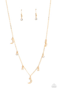 Paparazzi Jewelry Necklace Lunar Lagoon - Gold