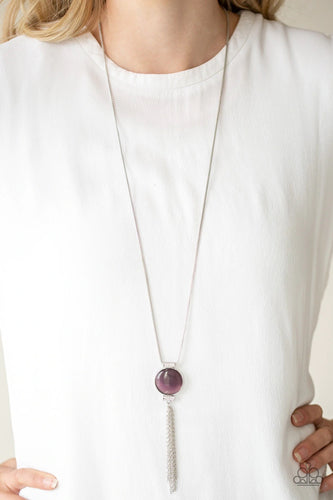 Paparazzi Jewelry Exclusive Necklace Happy As Can BEAM - Purple