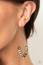Load image into Gallery viewer, Paparazzi Jewelry Earrings Me, Myself, and ICE Brass