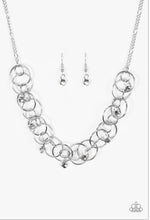 Load image into Gallery viewer, Paparazzi Jewelry Necklace You Cant Handle The Sparkle! - Silver