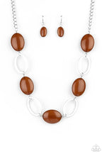 Load image into Gallery viewer, Paparazzi Jewelry Necklace Beachside Boardwalk - Brown