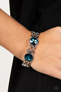 Paparazzi Jewelry Bracelet Devoted to Drama - Blue