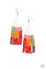 Load image into Gallery viewer, Paparazzi Jewelry Earrings Beaded Boho - White