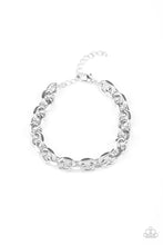 Load image into Gallery viewer, Paparazzi Jewelry Men Advisory Warning - Silver