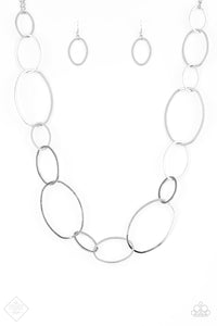 Paparazzi Jewelry Necklace City Circuit Silver