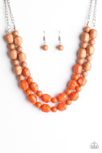 Load image into Gallery viewer, Paparazzi Jewelry Necklace Island Excursion - Orange
