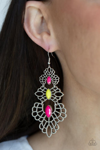 Paparazzi Jewelry Earrings Flamboyant Frills - Mulit