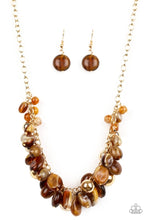 Load image into Gallery viewer, Paparazzi Jewelry Necklace Full Out Fringe - Brown
