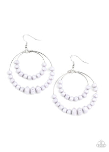 Paparazzi Jewelry Earrings Paradise Party - Silver