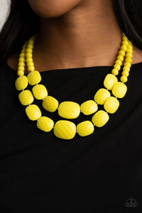 Paparazzi Jewelry Necklace Resort Ready - Yellow