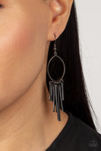 Load image into Gallery viewer, Paparazzi Jewelry Earrings Mood Swing - Black