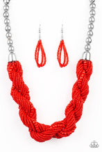 Load image into Gallery viewer, Paparazzi Jewelry Necklace Savannah Surfin - Red