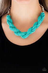 Paparazzi Jewelry Necklace Savannah Surfin - Blue