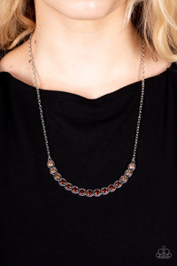 Paparazzi Exclusive Necklace Throwing SHADES - Brown