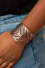 Load image into Gallery viewer, Paparazzi Jewelry Bracelet Where Theres a QUILL, Theres a Way - Copper