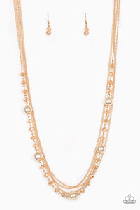Paparazzi Jewelry Exclusive Necklace High Standards - Gold