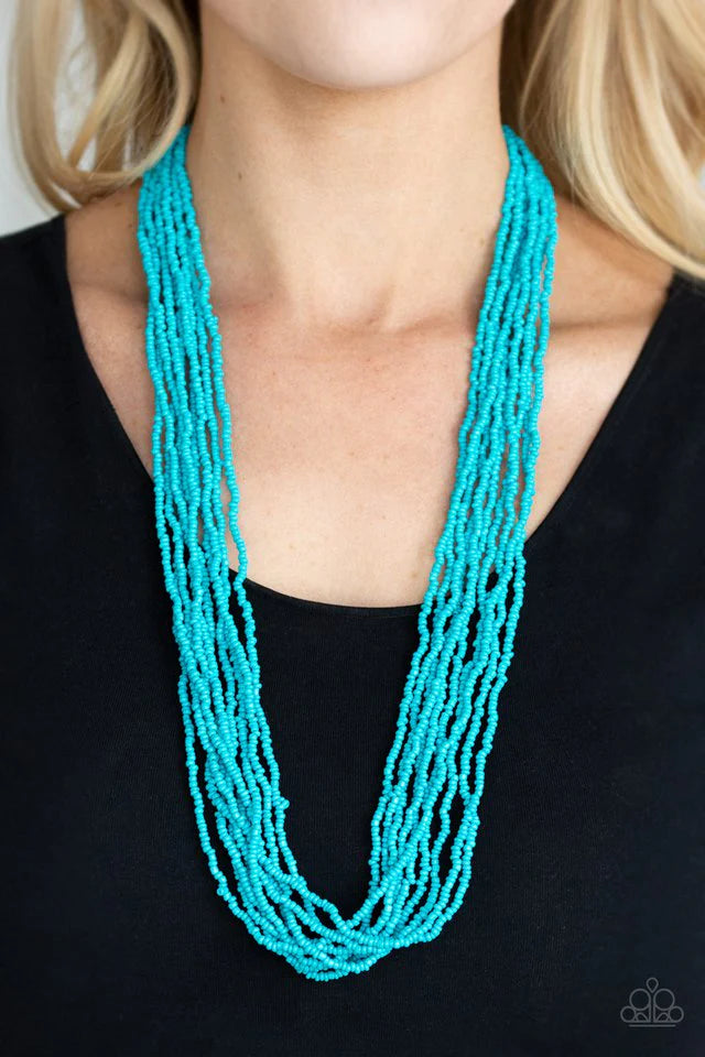 Paparazzi Jewelry Necklace Congo Colada - Blue