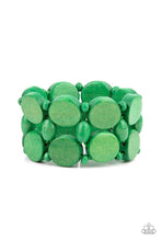 Load image into Gallery viewer, Paparazzi Jewelry Wooden Beach Bravado - Green