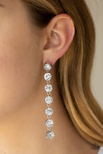 Load image into Gallery viewer, Paparazzi Jewelry Earrings Dazzling Debonair - White