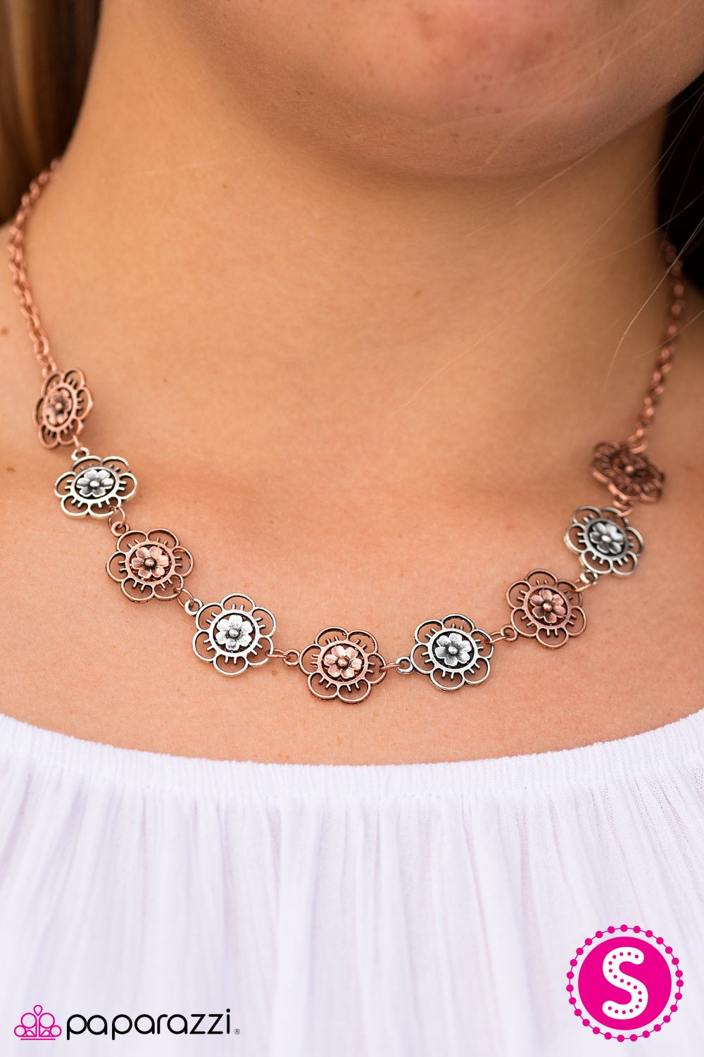 Paparazzi Jewelry Necklace  BLOOM Or Bust - Multi