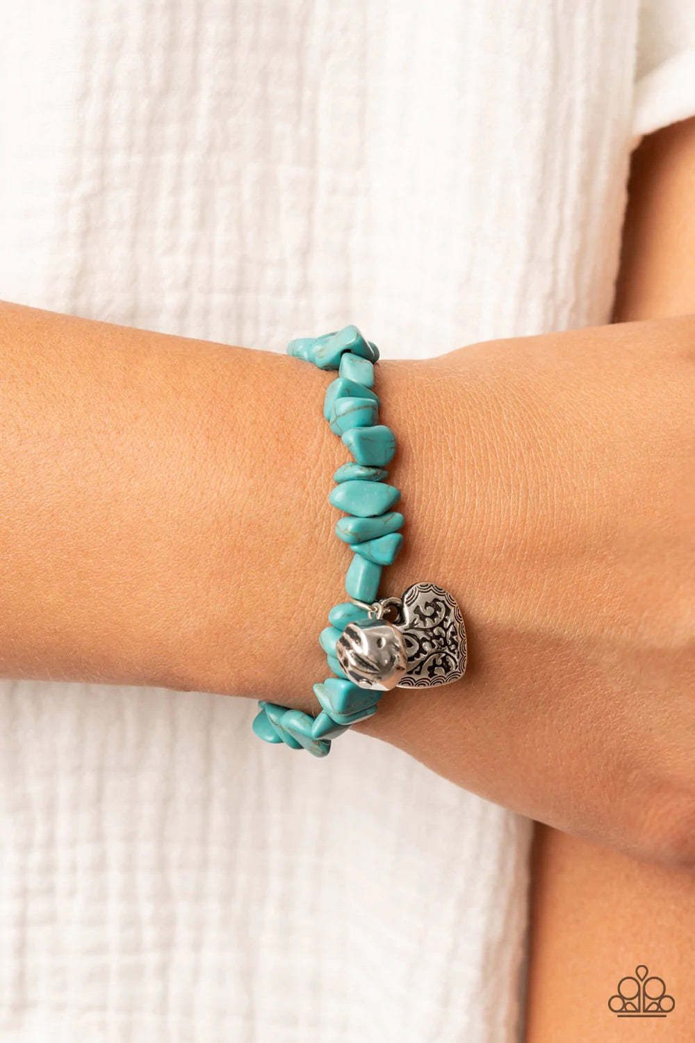 Paparazzi Jewelry Bracelet Love You to Pieces - Blue