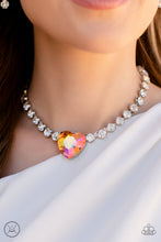 Load image into Gallery viewer, Paparazzi Jewelry Life of the Party Heart in My Throat - Orange