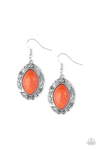 Paparazzi Jewelry Earrings Aztec Horizons - Orange