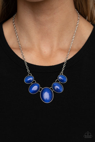 Paparazzi Jewelry Necklace One Can Only GLEAM - Blue