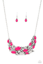Load image into Gallery viewer, Paparazzi Jewelry Necklace Contemporary Calamity - Pink