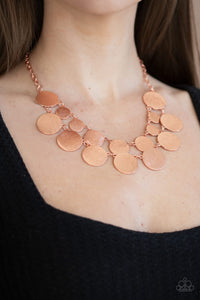 Paparazzi Jewelry Necklace Stop and Reflect - Copper