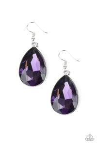 Paparazzi Jewelry Earrings Limo Ride - Purple