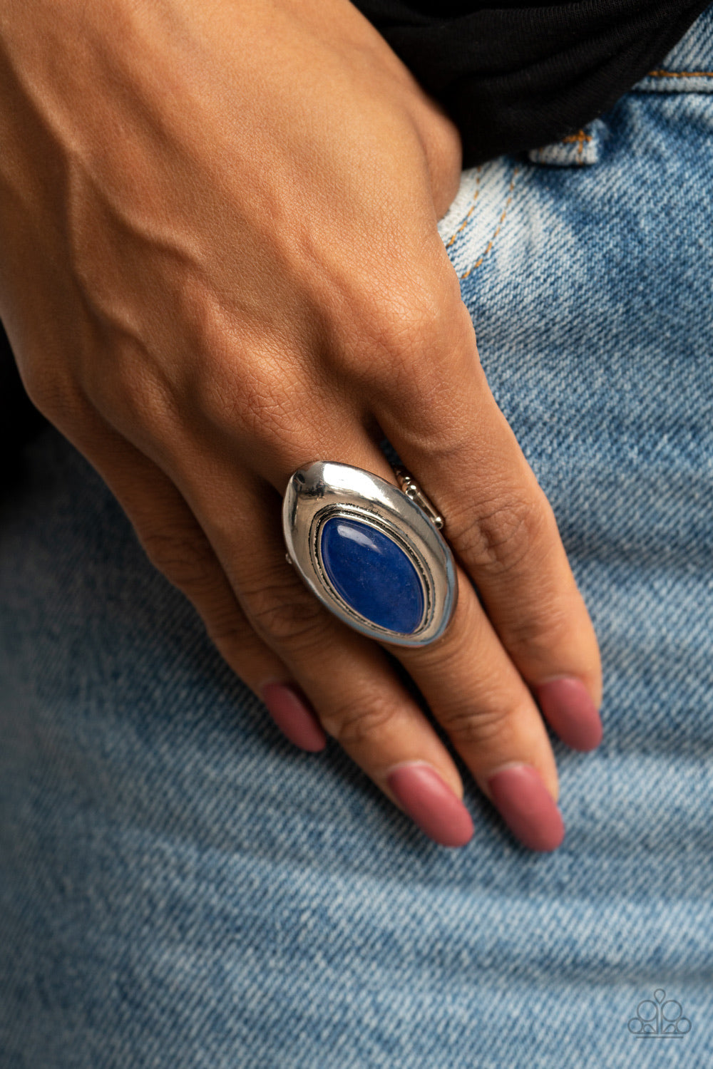 Paparazzi Jewelry Ring Sahara Seer - Blue