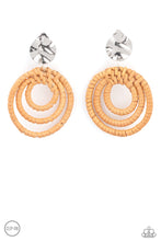 Load image into Gallery viewer, Paparazzi Jewelry Earrings Whimsically Wicker - Brown