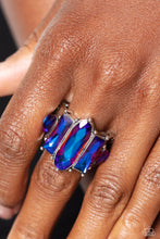 Load image into Gallery viewer, Paparazzi Jewelry Ring Iridescently Interstellar - Purple